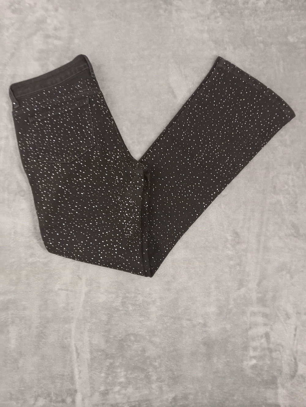 Forever 21 Black Rhinestone Flare Jeans Size 30X30 - Picture 12 of 12